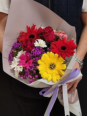 Renkli Gerbera Buketi